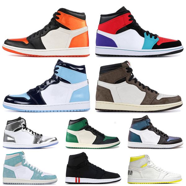 

1s multi-color satin shattered backboard travis scotts 1 unc kawhi leonard phantom paris sneakers 3 banned women mens basketball shoes