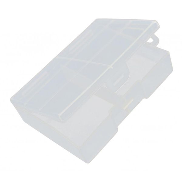 

clear plastic battery storage case box durable for 24x aaa batteries