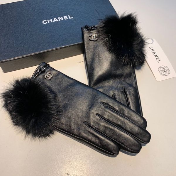 

2019 winter luxurie de igner men women brand genuine leather glove fa hion hand chuhe heep kin gant guante c03, Blue;gray
