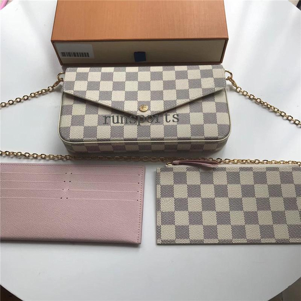 

2019 felicie leather pattern 3 в 1 chain женин ђмка на Ѭемне ђмки коелек еплени бѬенд дизай