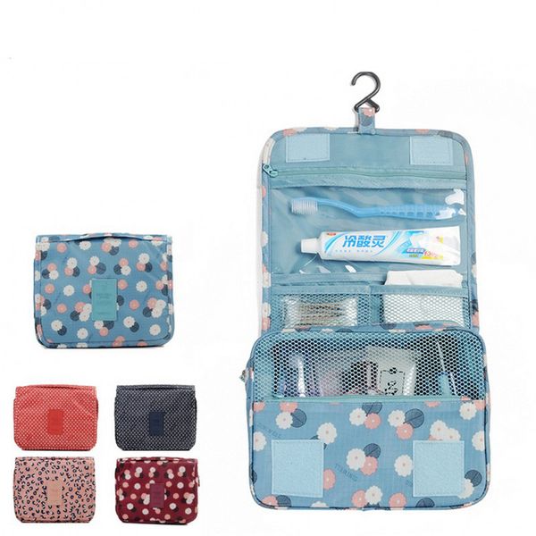 

diniwell brand portable toiletry cosmetic bag waterproof makeup make up wash organizer zipper storage pouch travel kit handbag