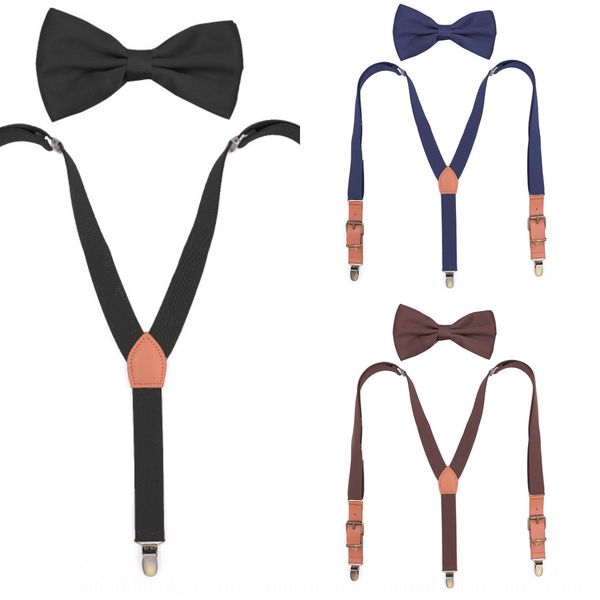 

three-clip y-type s patchwork women's bow tie set shoulder strap butterfly shoulder strap combination straps, Black;white