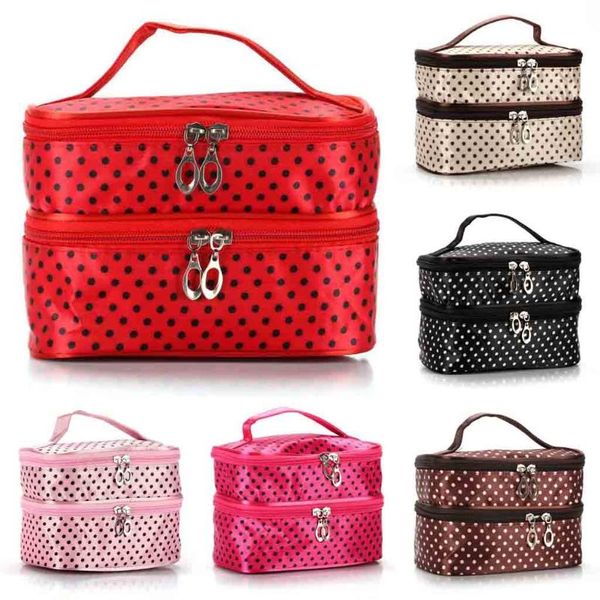 

путешествия туалетные красота косметичка макияж чехол организатор молния держатель сумки bolsa de maquillaje trousse de maquillage #yj