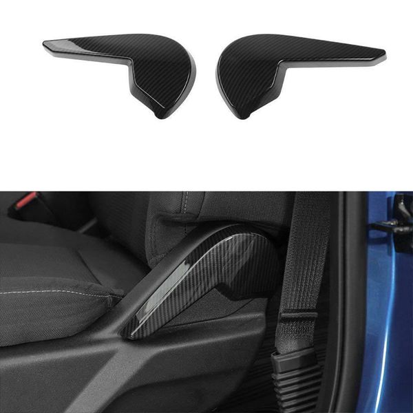 

carbon fiber grain interior seat adjust handle cover trim for f150 f-150 2015-17