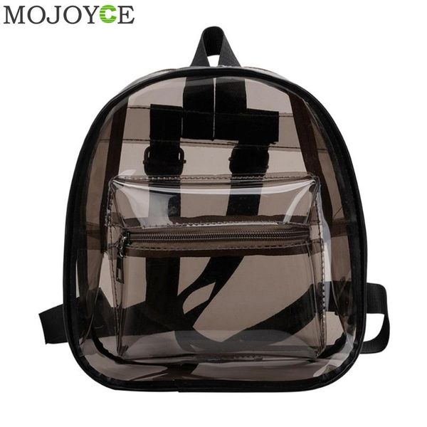 

clear transparent women backpack shoulder bags for school mini backpack schoolbags for teenage girls fashion bookbag mochila