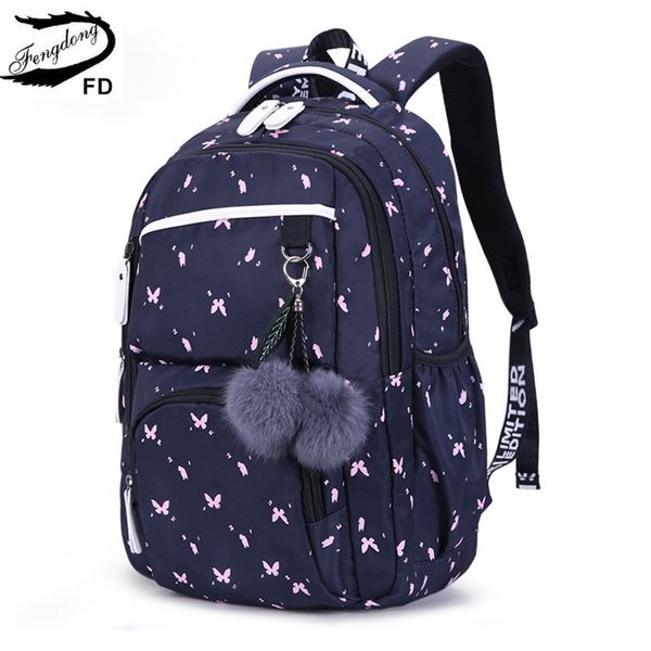 Fengdong Cute School Bags For Teenage Girls Korean Style School