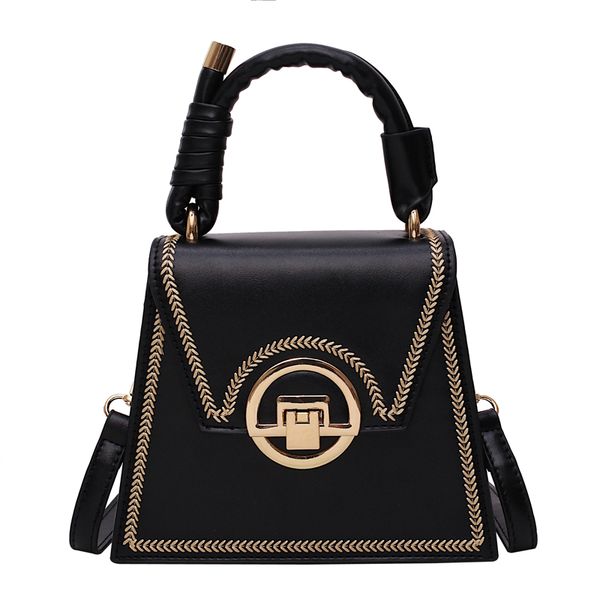 

pu leather women's bags 2019 female handbag fashion embroidery grace shoulder crossbody bags for women ladies clutch