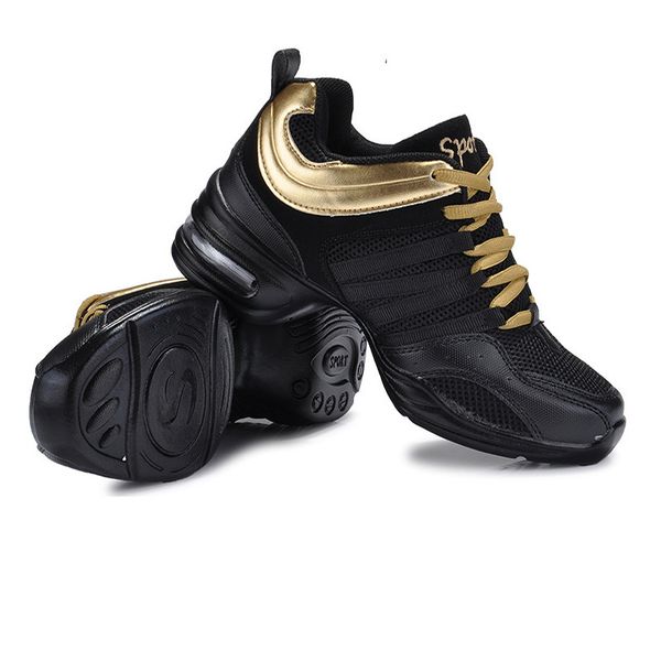

women's girls practice dance shoes modern jazz shoes soft outsole breath dance sneakers woman