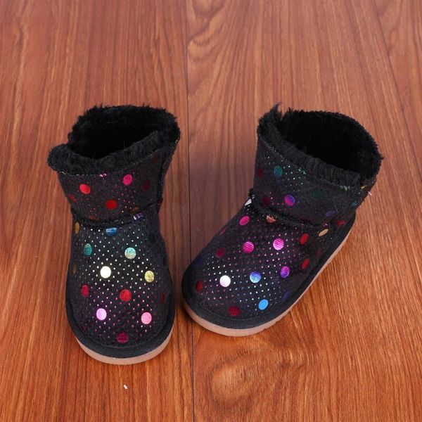 

2019 winter girls boots boy sonw boots fashion children' boys and girls high-thicken warm snow cotton ankle, Black;grey