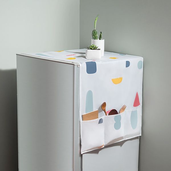 

waterproof washing machine coat dustproof refrigerator cover european pattern sun dust protection case household accessories
