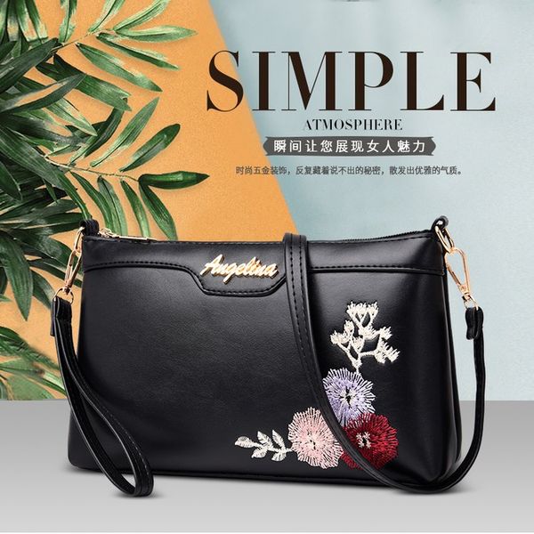 

2019 female girl mini messenger bag purse handbag solid color flower printed crossbody clutch shoulder bag for women ladies tote