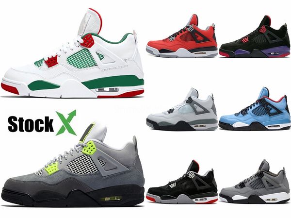 

limited обновление ретро баскетбол обувь 4 4s красных серого цвета кожа mens высокого качества конструктора athletic спортивной обувь # 227