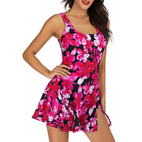 

women plus size print tankini swimjupmsuit swimsuit beachwear stiped swimwear #3l08
