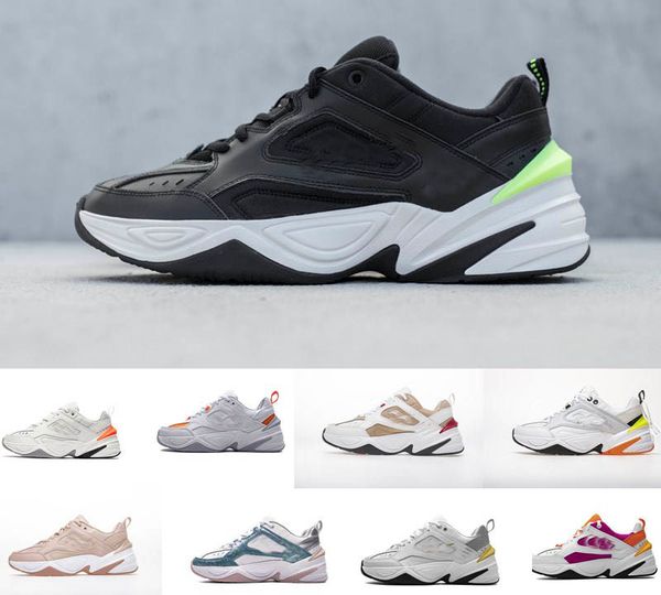 

new sell monarch the m2k tekno men women sports outdoor shoes white pink mens new zapatillas sports trainers sneakers 36-45, Black
