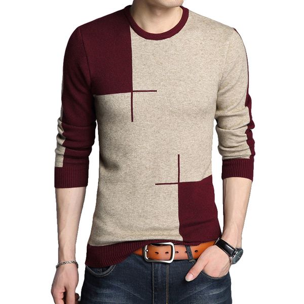 

men winter thick warm sweaters o-neck wool sweater men brand clothing knitted cashmere pullover, White;black