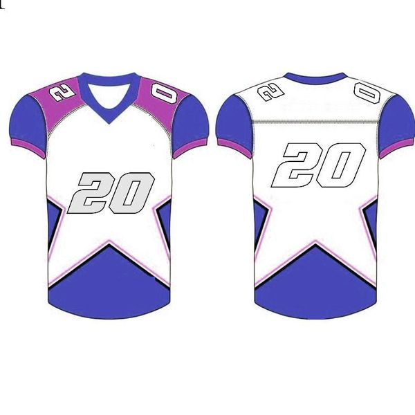 

Mens 17 Jersey Top stitched Logos Football Jerseys High quality S-XXXL Cheap wholesale Embroidery Logos Blue White93dvdsf