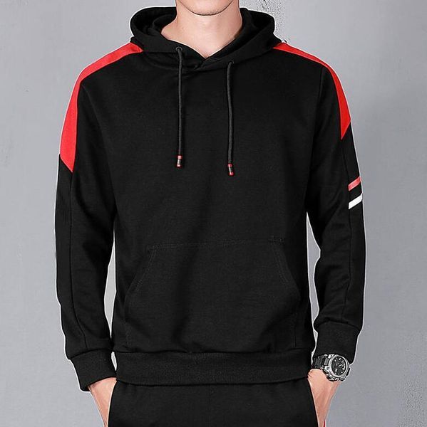 

luxury mens designer hoodies new brand hoodie for mens streetwear with letters luxury pullover hooded sweatshirt hip hop clothing wholesale, Black