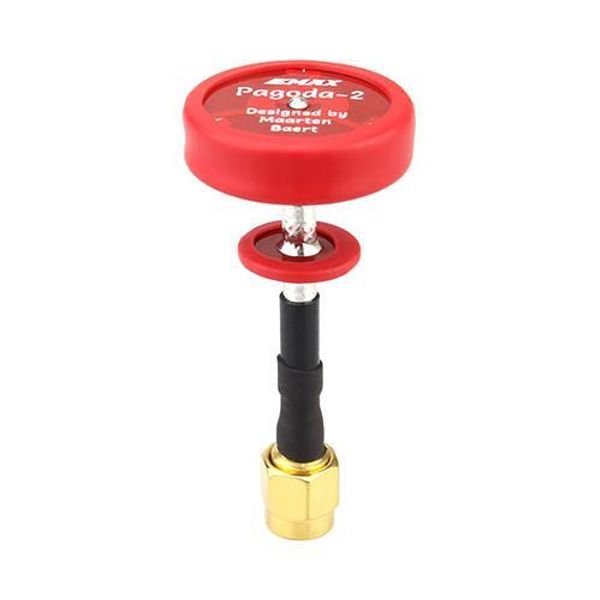 

2pcs emax пагода 2 5.8ghz 50мм lhcp fpv антенна sma штекер - красный