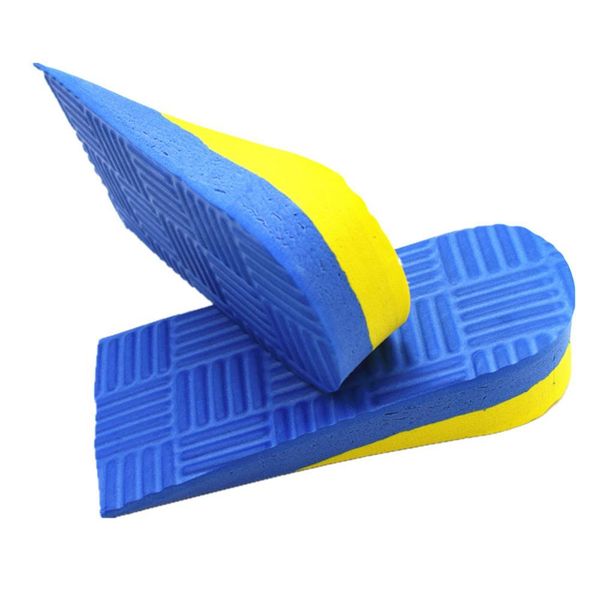 

new inferiority annihilator insole eva increased insole 1.5cm2.5cm3cm massage insole soft heel pad, White;pink