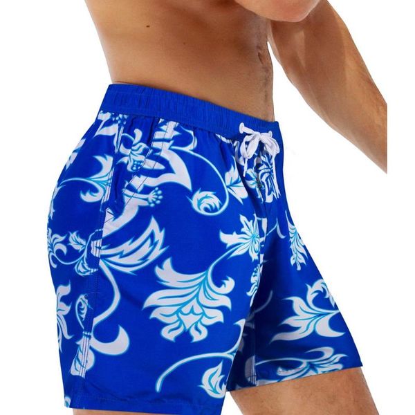 

2019 swimwear men swimming briefs fashion men breathable trunks pants beach print running swimming underwear z507, White;black