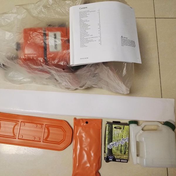 

ms660 chainsaw whitout bar and cutting chain