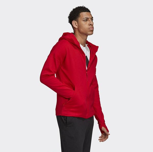 

2020 new fa7229 mens' autumn brand hoodie sweatshirts long sleeve sport zipper pullover hoodies men streetwear clothing, Black