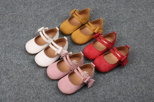 

весна и осень новые туфли на бобах с мягкой подошвой 1234 туфли принцессы малышка 1-3 лет, Black;red