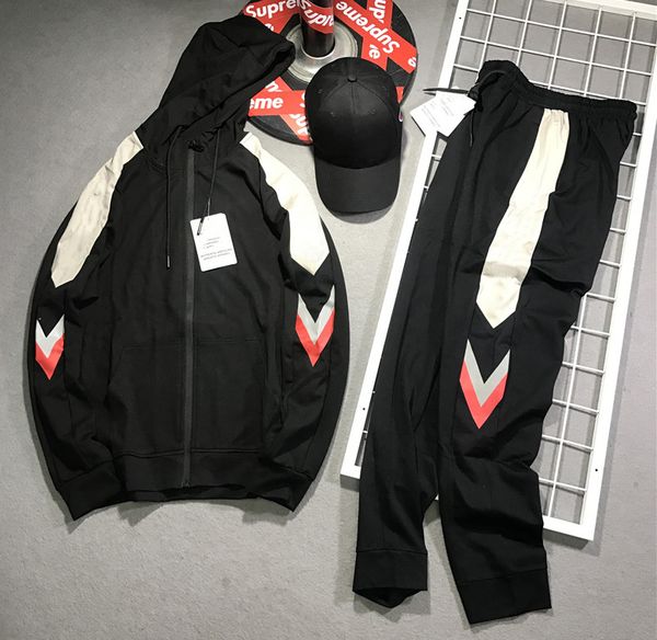 

марка mens tracksuit дизайнер женщины роскошные куртки брюки с zipper дизайнерская мужская с капюшоном куртки спортивные костюмы plus азиатс, Gray
