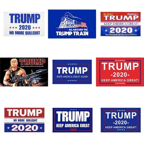 

flags donald john trump amercia new polyester 90*150cm head metal grommet personality decortive trump banner flagcan cucstom #235