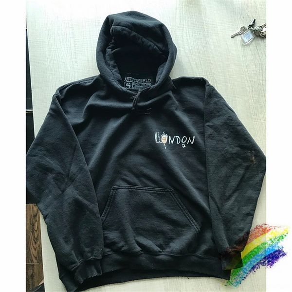 

travis scoastroworld europe tour london hoodie women men mens astroworld pullover, Black