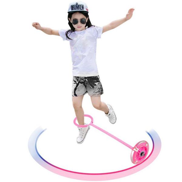 

3pcs flash kids one-legged jumping ball funny luminous fitness dancing ball toy bouncy balls children rope skipping