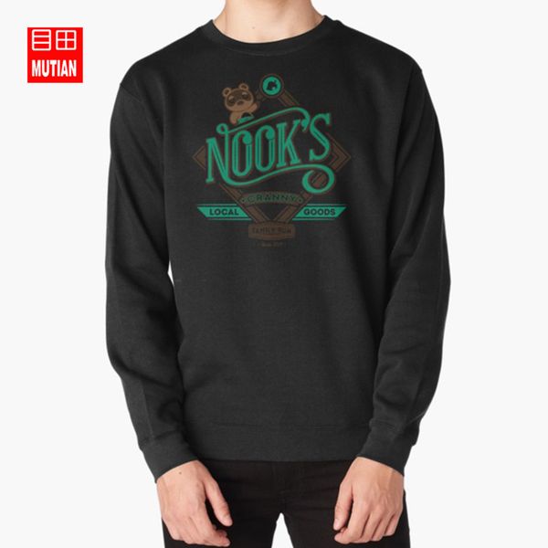 

nook's cranny hoodies sweatshirts video games gaming animal crossing tom nook nooks cranny, Black