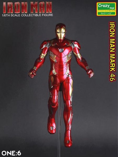 

волк анимация мститель альянс ct 12 дюймов mk46 red iron man коробка офис