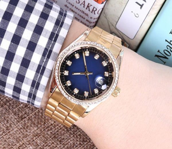 

38 мм ультра тонкий дамы простой дизайн полный бриллиант смотреть женские роскошные дизайнер топ-бренд браслет из розового золота часы из не, Slivery;brown