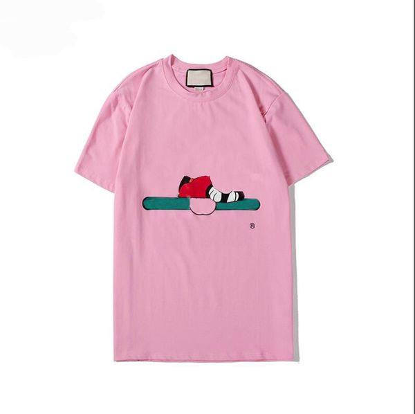 

20ss made in italy tee men summer designer t shirt with letters printed street wear luxury short sleeved fashion women clothing cyp20201261, White;black