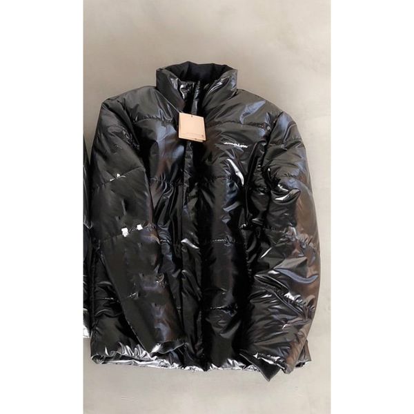 

men fashion down coats parkas men women casual letter printed 2 colors jackets mens thick winter coats men casual sports styls clothing 2020, Black