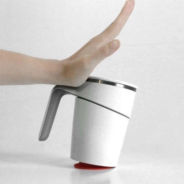 

470ml not pouring cup stainless steel magical sucker splash proof mug coffee pots