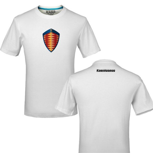 

creative design koenigsegg logo t shirt solid color cotton t shirt men's new arrival style short sleeve men t-shirt r