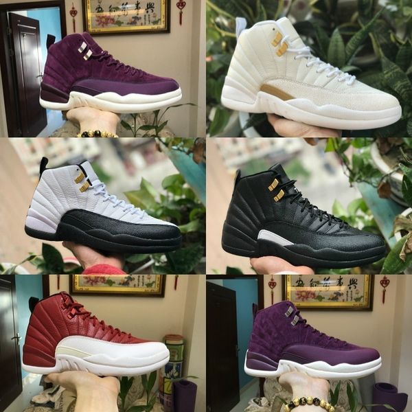 

High Quality 2019 New 12s Gym Red WNTR OVO Taxi Cny Mens Basketball Shoes Michigan Bulls Flu UNC French Blue Sneaker Trainers Sports Shoes