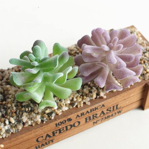 

7x8.5cm lotus flower artificial succulent plants floral arrangement accessories fake plants home garden wedding party decoration