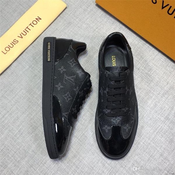 

19wn new arrival spring summer comfortable sneakers casual shoes mens canvas shoes for men lace-up brand fashion flat loafers shoe yecq3, Black