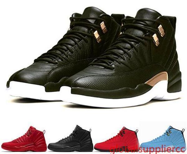 

12 12s basketball shoes for mens 2019 new midnight black flu game the master gym red cny taxi designer xii trainers sport sneakers