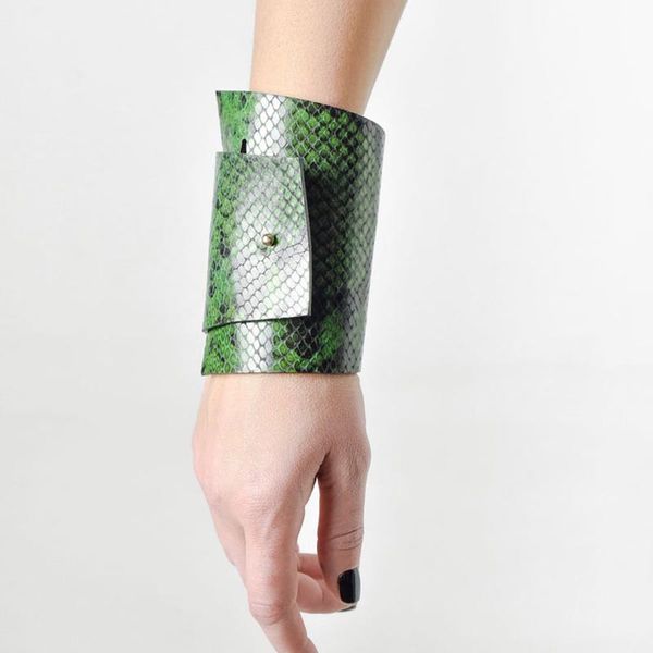 

new punk leather leopard charm 3 color bracelets & bangles leopard leather elegant wrap wide bracelet jewelry, White