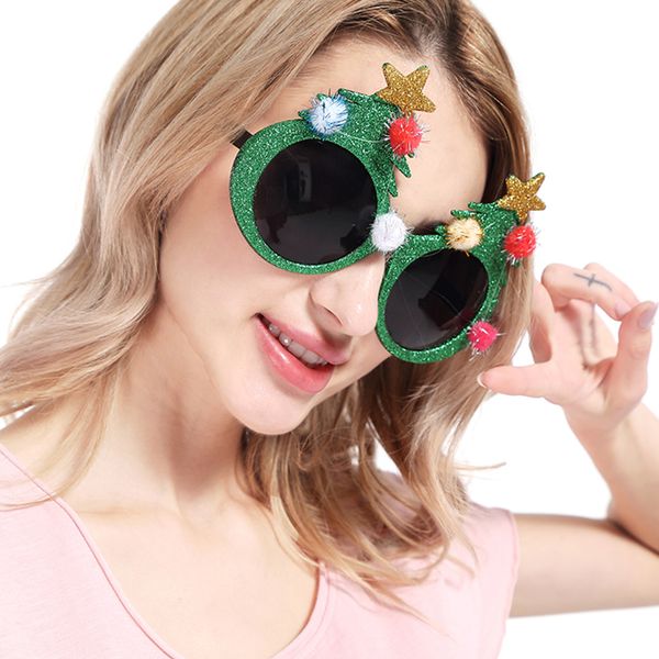 

1pc christmas tree sunglasses glasses children party supplies p props favors for birthday costume party cosplay halloween