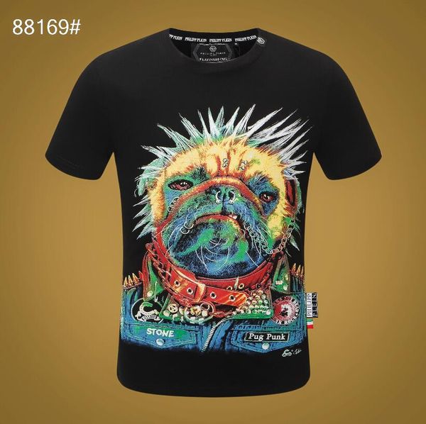 

2019 fashion summer fashion designers men's shirt t-shirt letter embroidery t-shirt men's brand short sleeve t-shirt blouse-021, White