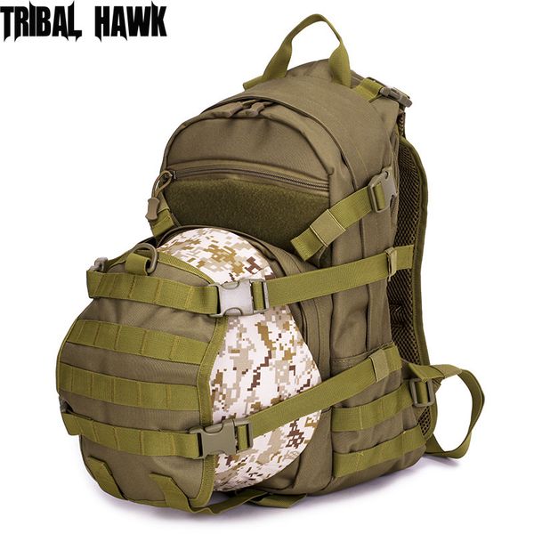

тактический рюкзак 600d нейлон 40l mens дорожная сумка отдых туризм открытый велоспорт охота камуфляж сумки шлем обновления