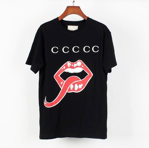 

19ss летний дизайнер футболки сделано в италии мода logo пуловер тис мужчины женщины пары футболка с буквами роскошные одежда zwn94151, White