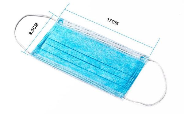 

2020 новые 500 шт. одноразовых масок нетканые пылезащитные анти-туман анти-дымка трехслойные фильтрующие маски с гарантированным качеством м