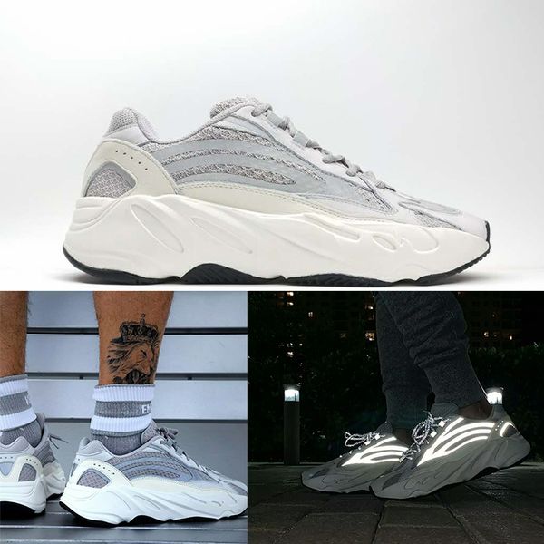 

kanye west 700 v2 static running og dad trainers female shoes mens sports runner fashion women sneakers shoes designer shoes
