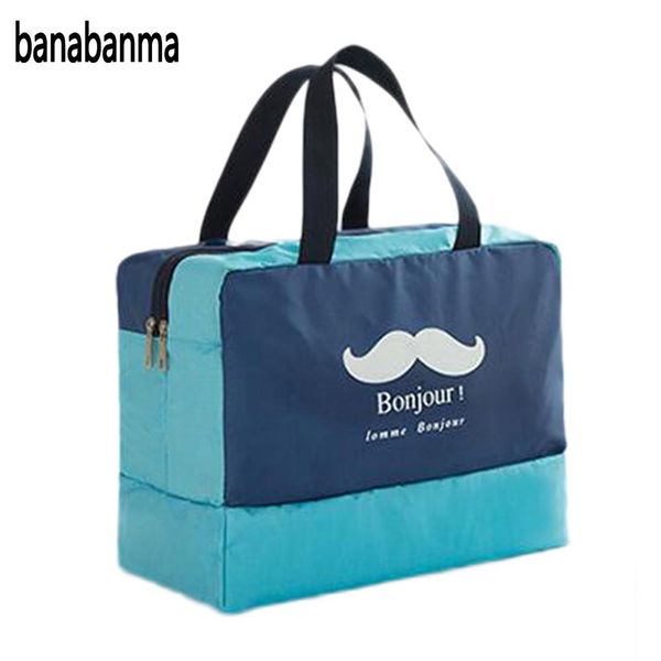 

banabanma beach bag waterproof separation of dry and wet storage handbag large capacity wash bag new zk30